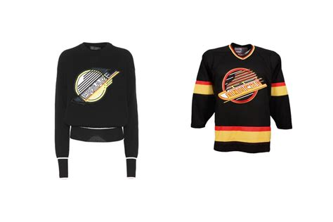 versace sweater canucks logo|Versace Sweatshirt Copied Vancouver Canucks Logo .